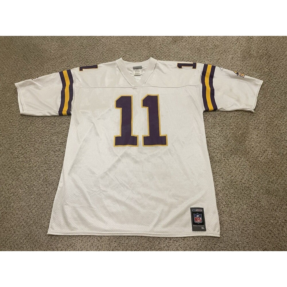 NFL Y2k Football Jerseys Reebok Culpepper Minnesota Vikings #11 -XL - White
